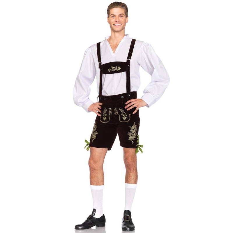 German Lederhosen Deluxe Mens Oktoberfest Costume