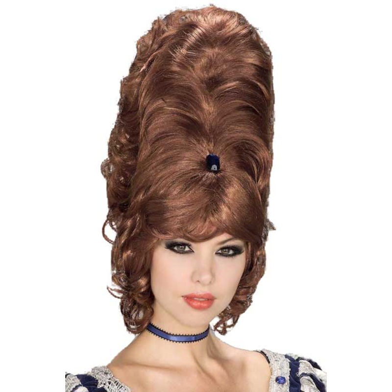 Jewelled Auburn 1960s Beehive Womens Wig
