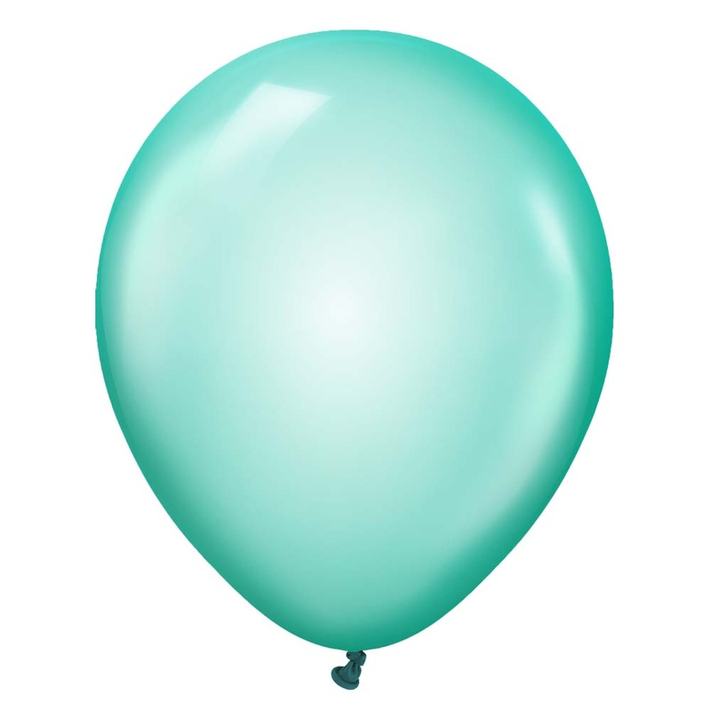 Kalisan Crystal Turquoise 100 Pack 12 Latex Balloons (100 count)