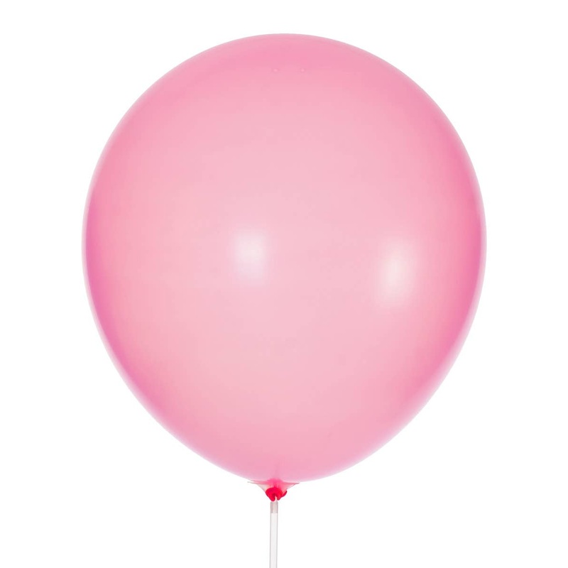 Neon Rose Pink 6 Pack 28cm Latex Balloons