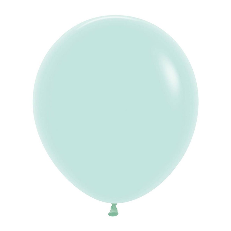 Pastel Matte Green 6 Pack 45cm Latex Balloons