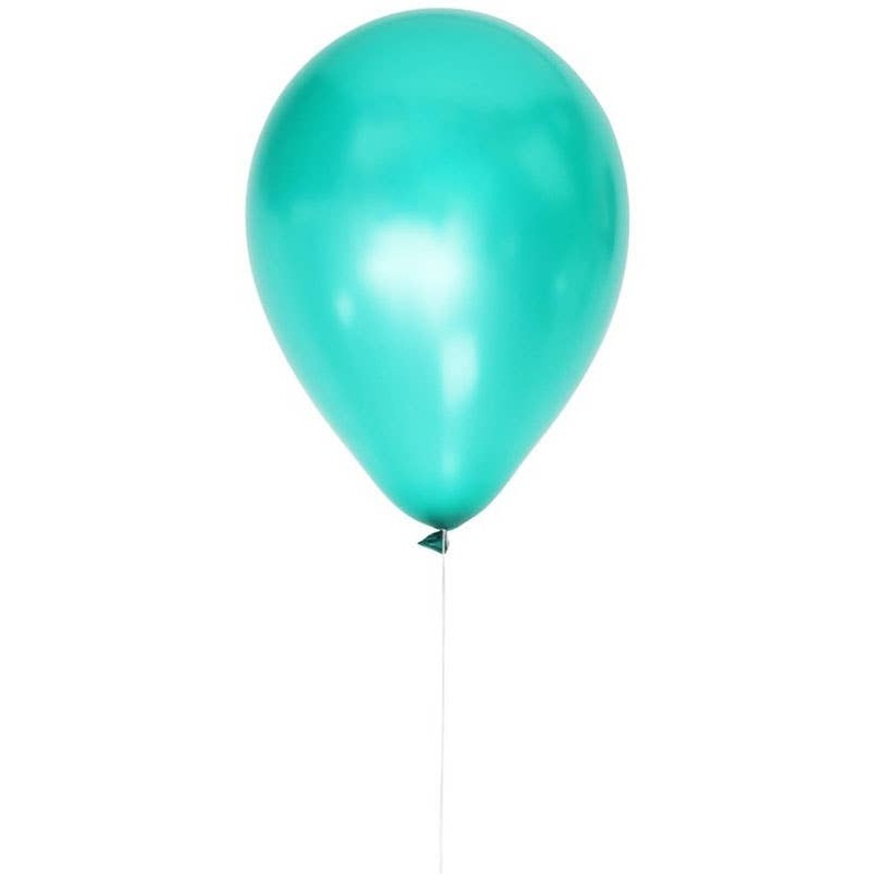Seafoam Green 25 Pack 30cm Latex Balloons