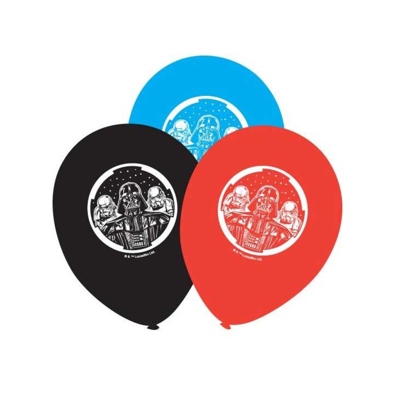 Star Wars Classic Print 6 Pack 30cm Latex Balloons