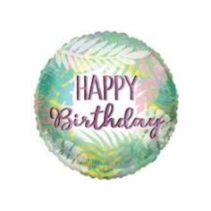 18" Happy Birthday Foil Balloons - (Single Pack). 16358-18