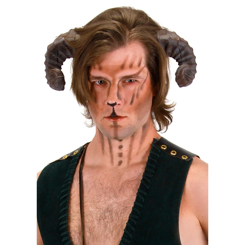 Curled Dragon Horns - Brown
