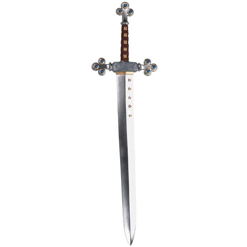 Deluxe Medieval Costume Sword with Jewelled Hilt