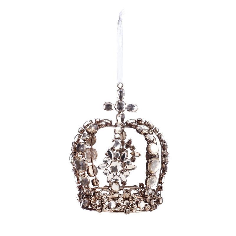 Jeweled Crown Ornament