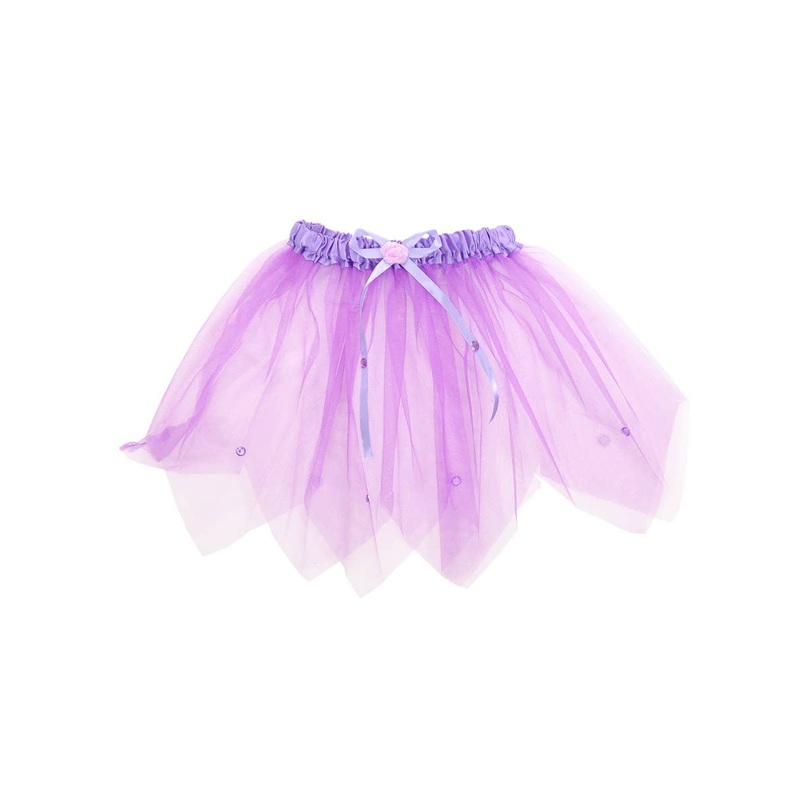 Jewelled Purple Girls Tulle Costume Tutu