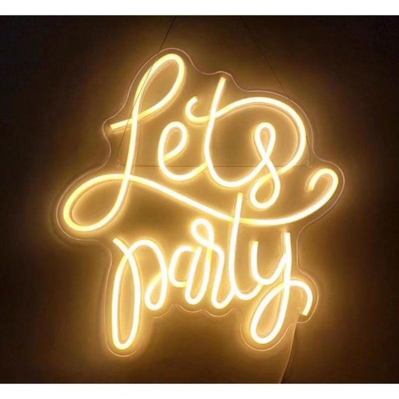 Let's Party LED Sign