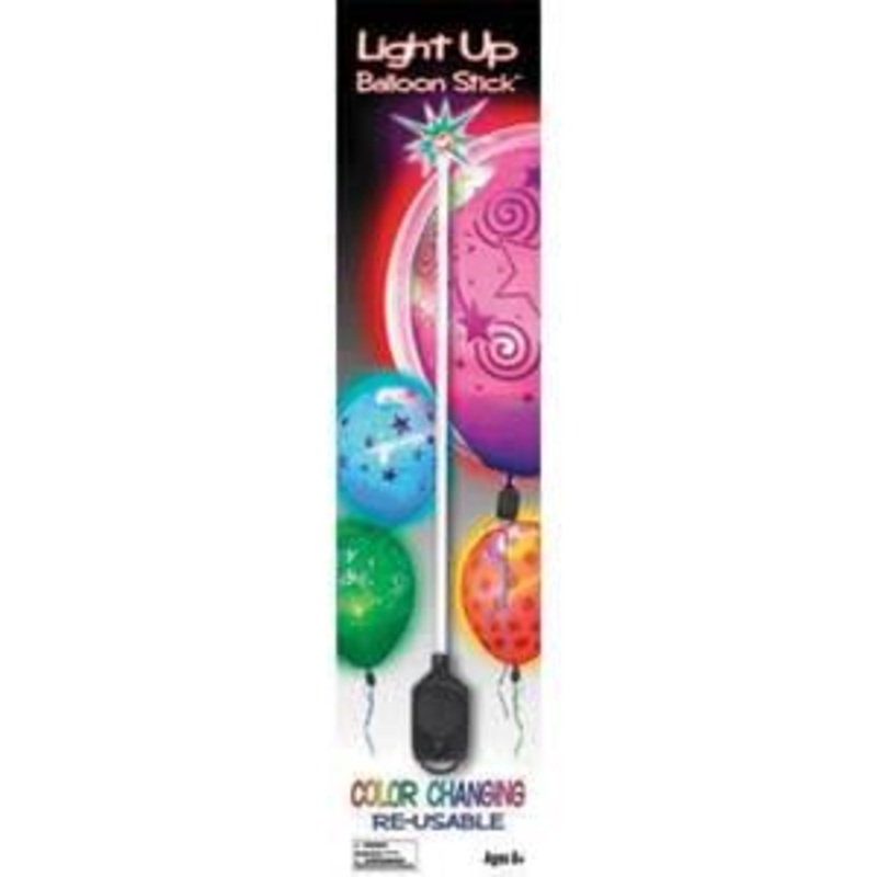 LIGHT UP BALLOON STICK PACKAGED