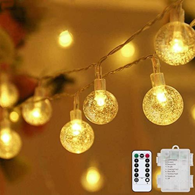 33ft Waterproof 80 LED String Lights with Remote Wedding Decorations