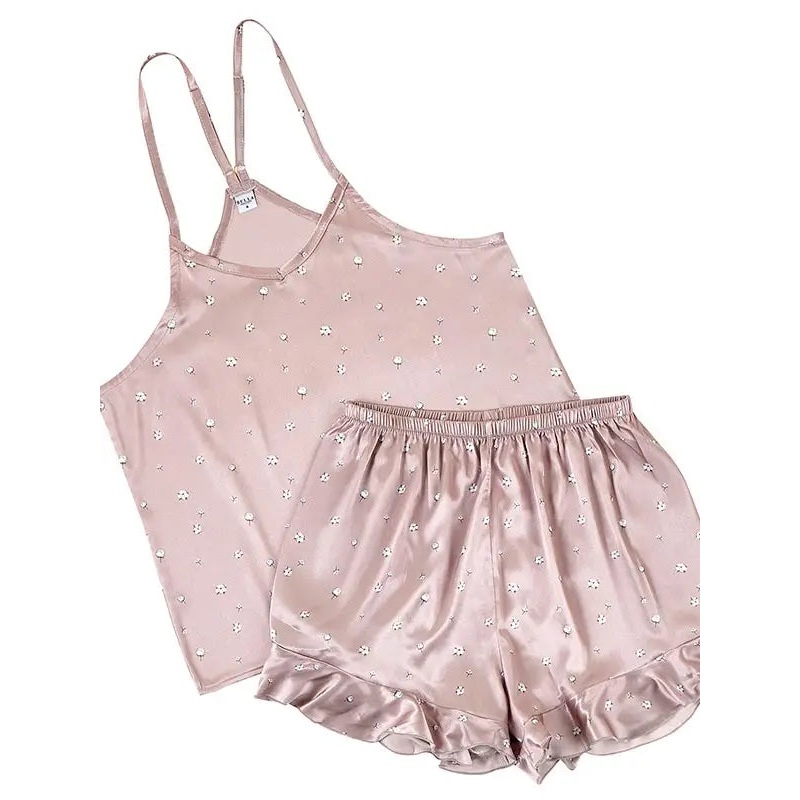 Cami + Ruffled Short - Cotton Blossom