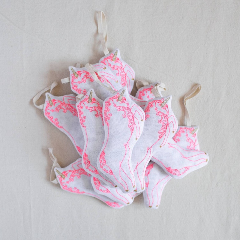 Magical Unicorn Cotton & Lavender-Filled Ornament