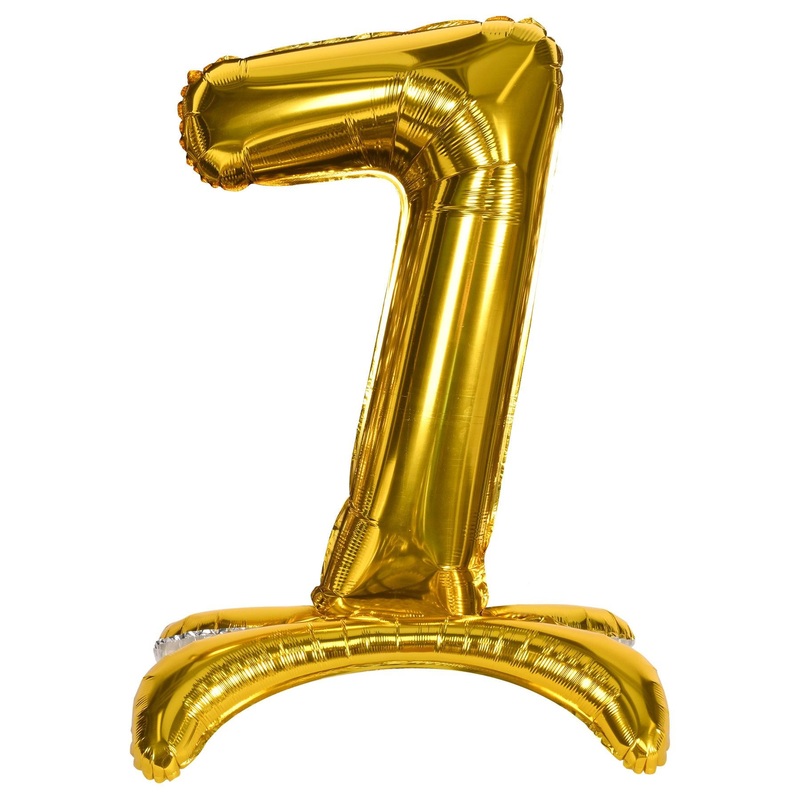 Self-Standing Balloon Number 7 (6 Packages)