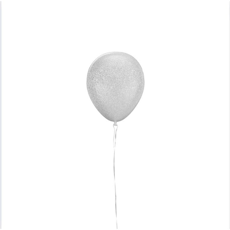 Small 11" Glitter Confetti Filled Latex