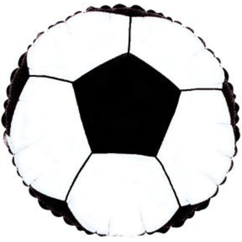 17" Soccer Ball Packaged Balloon