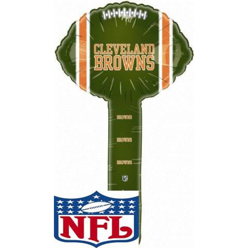 Air Filled NFL Football Hammer Balloon Cleveland Browns