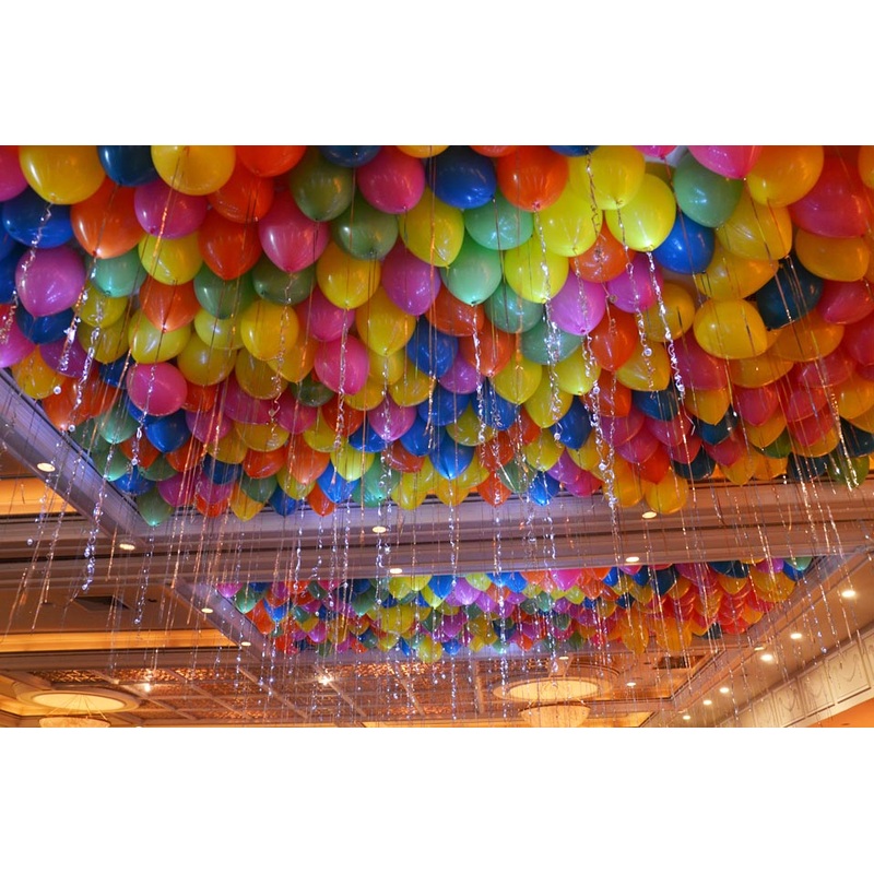 500 Assorted Qualatex Loose Balloons Helium Filled