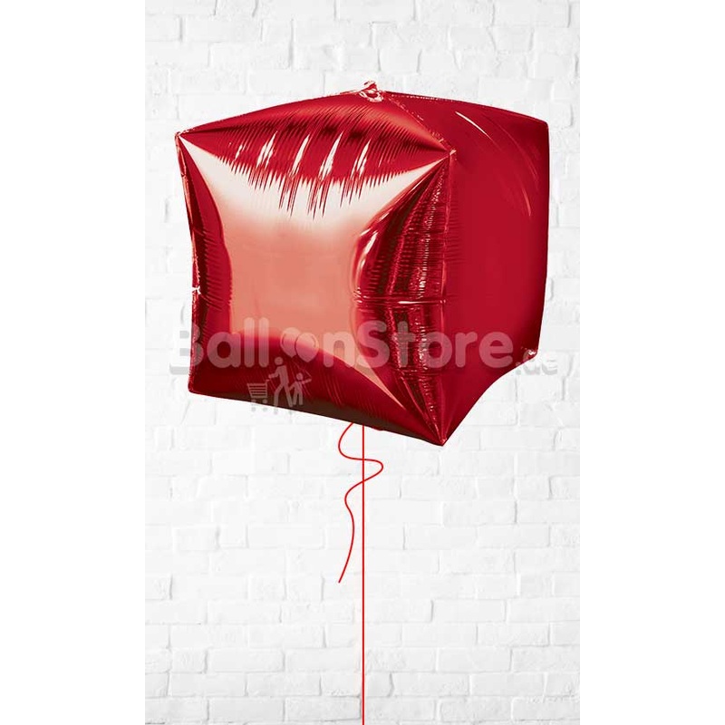 Cubez Red Colour Balloon - Helium Filled