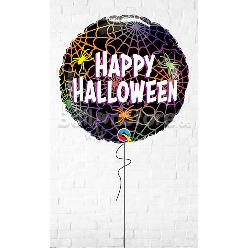 Halloween Spiders & Webs Balloons - Helium Filled 18inch