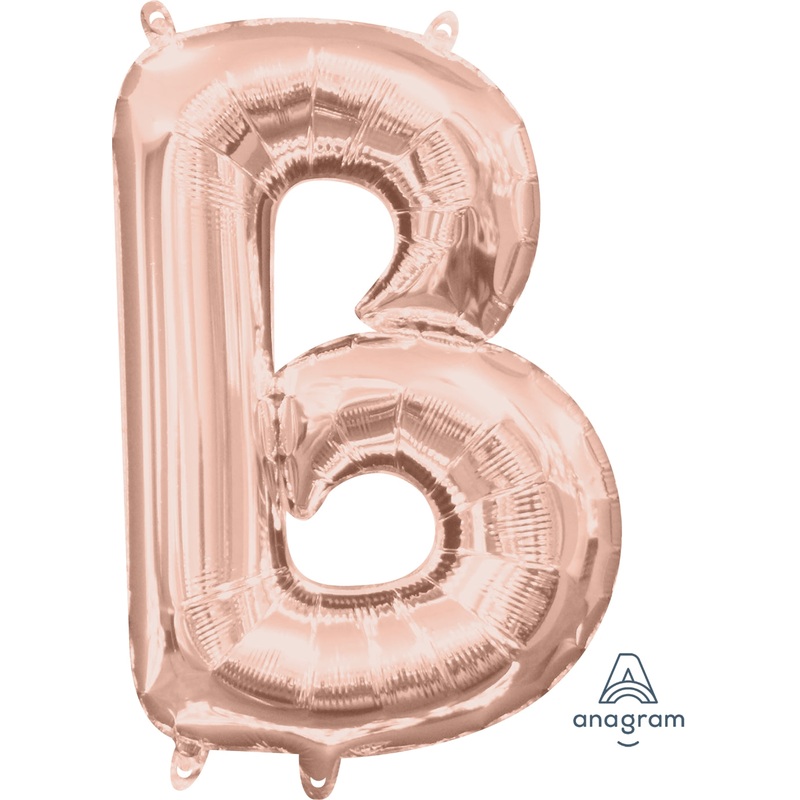 Jumbo Letter B Rose Gold - Helium Filled