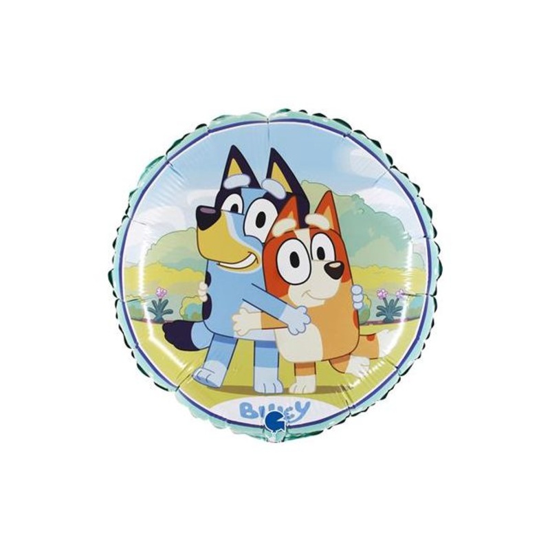 18" Bluey Foil Balloon Packaged