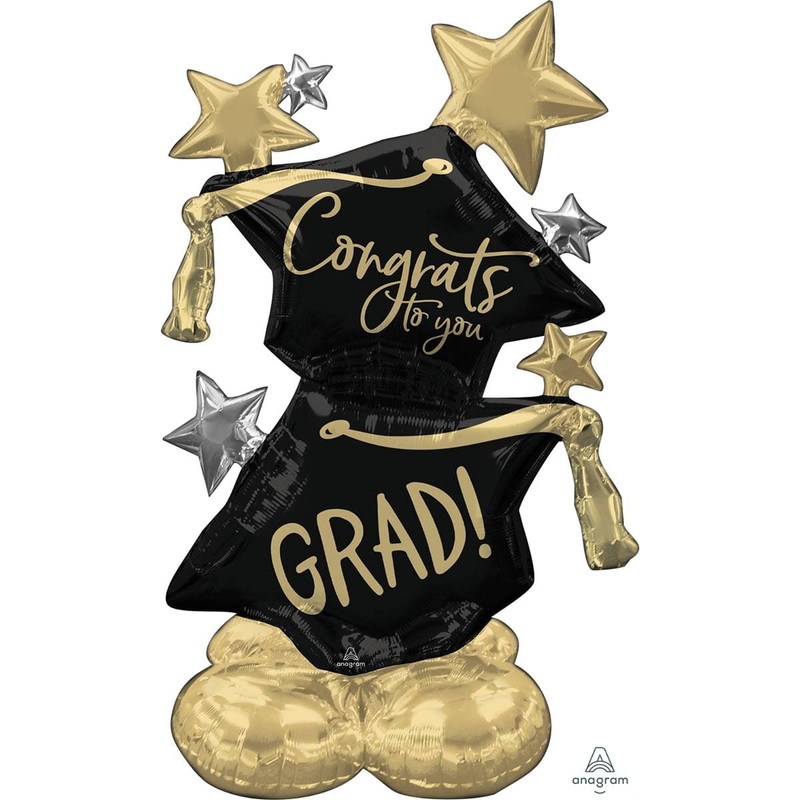 Congrats To You Grad Airloonz Standing Foil Air-Filled Balloon