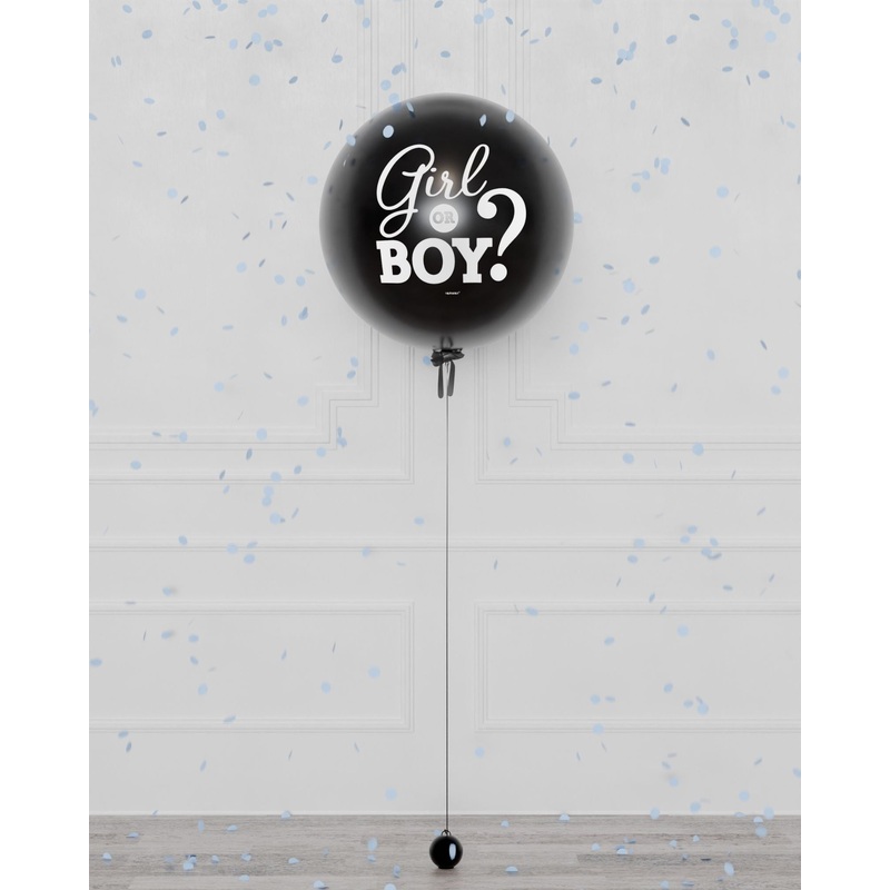 Gender Reveal Balloon Filled with Confettis