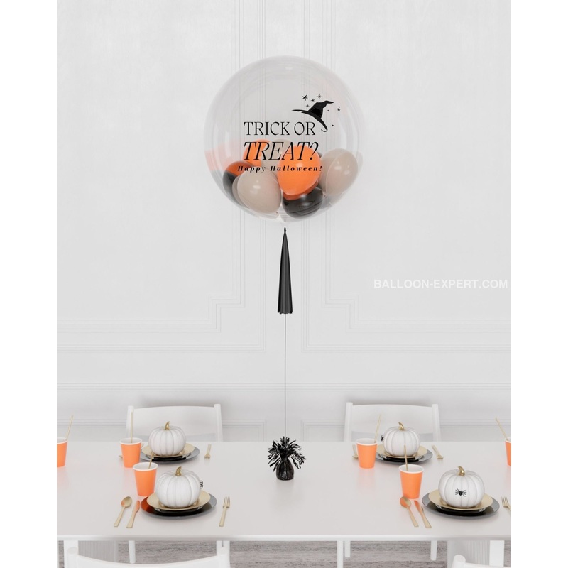 Halloween Classic Custom Bubble Balloon Filled with Small Balloons