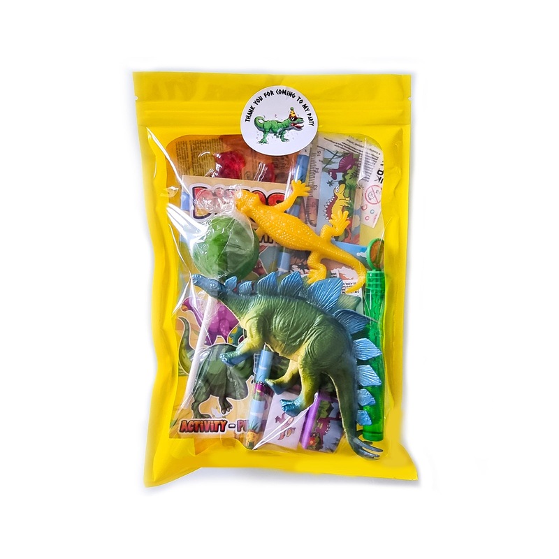 Pre Filled Birthday Dinosaur Party Goody Bags
