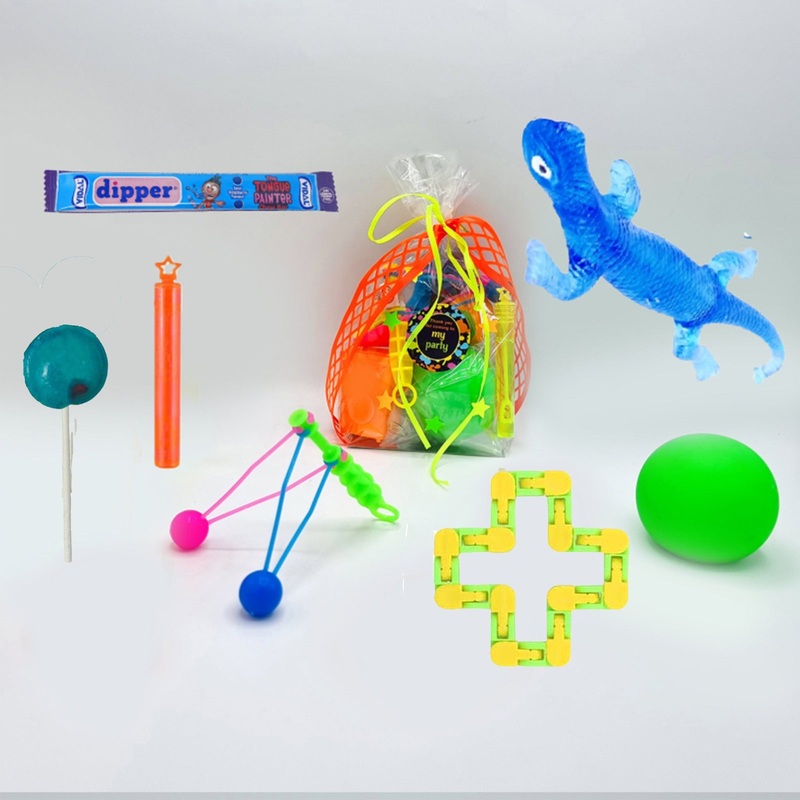 Pre Filled Birthday Neon Party Goody Bags For Children