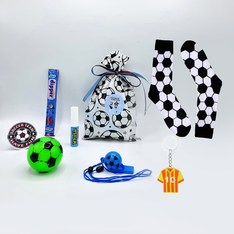 Pre Filled Birthday Party Favours With Football Toys And Sweets