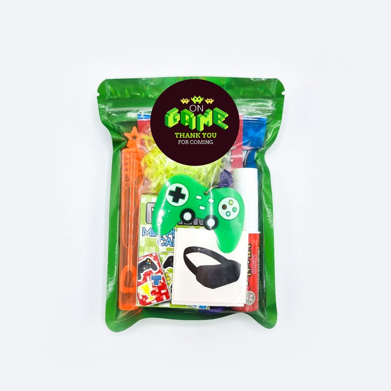 Pre Filled Mini Gamer Birthday Party Goody Bags
