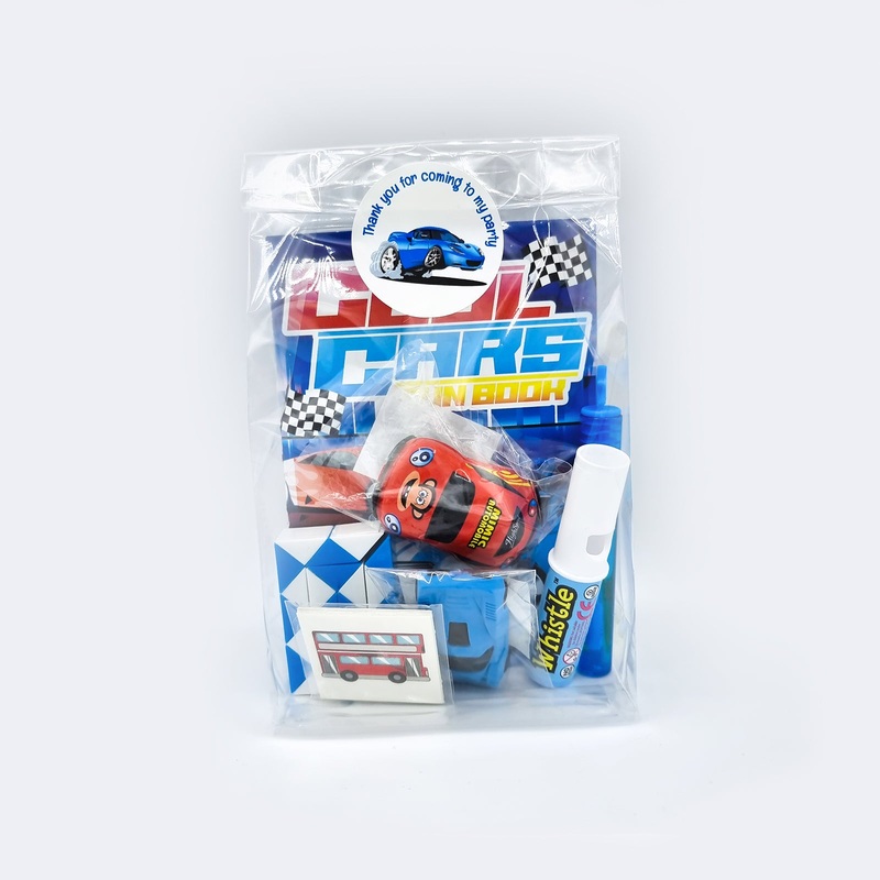 Pre Filled Racing Cars Party Goody Bags