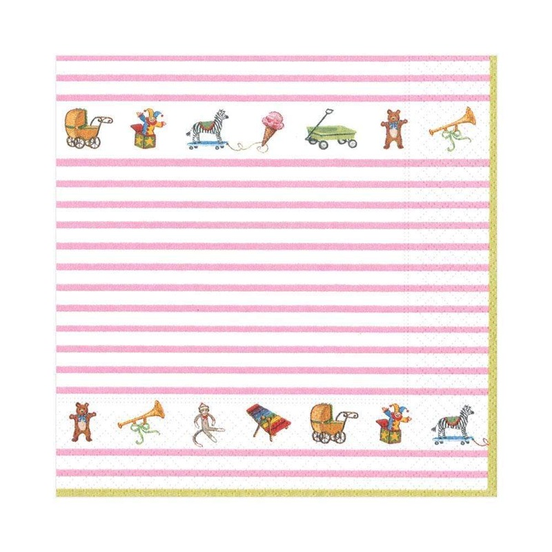 Bebe Pink Luncheon Napkin