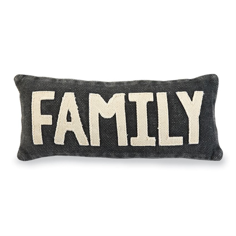 Family Black  Pillow
