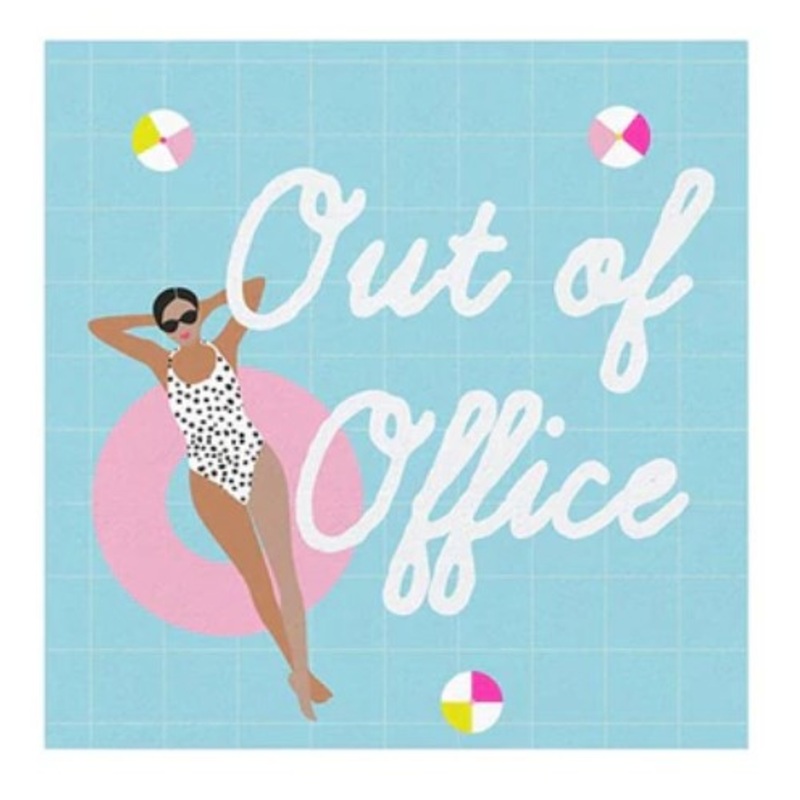 Out of Office Beverage Napkins