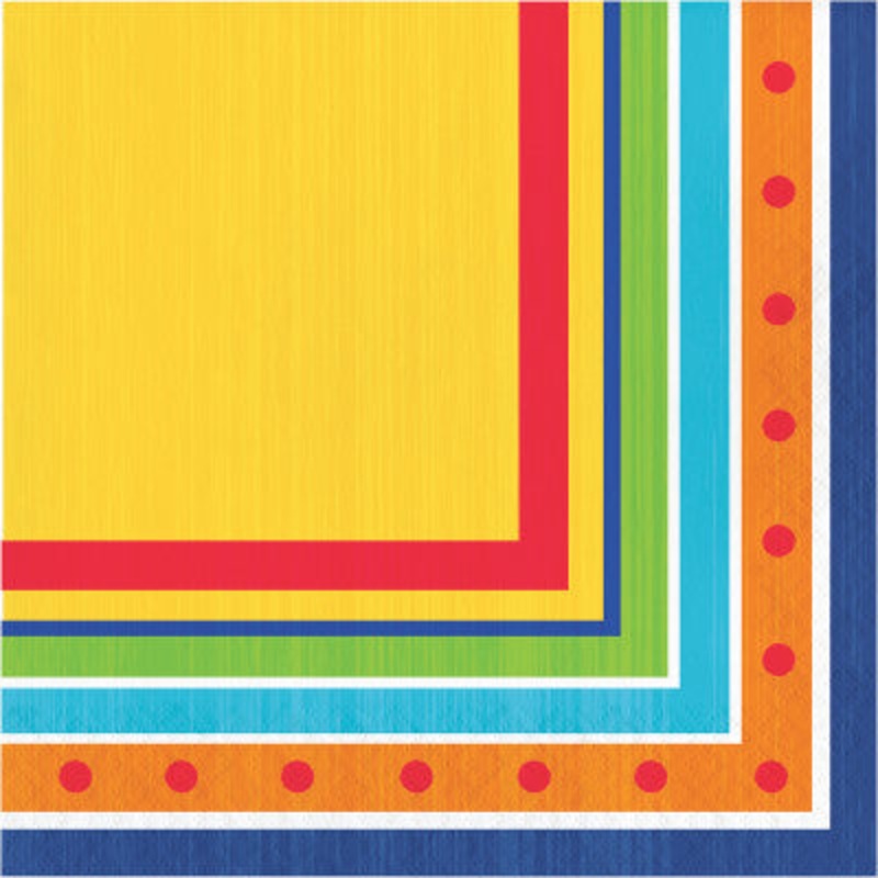 Painted Pottery Luncheon Napkins