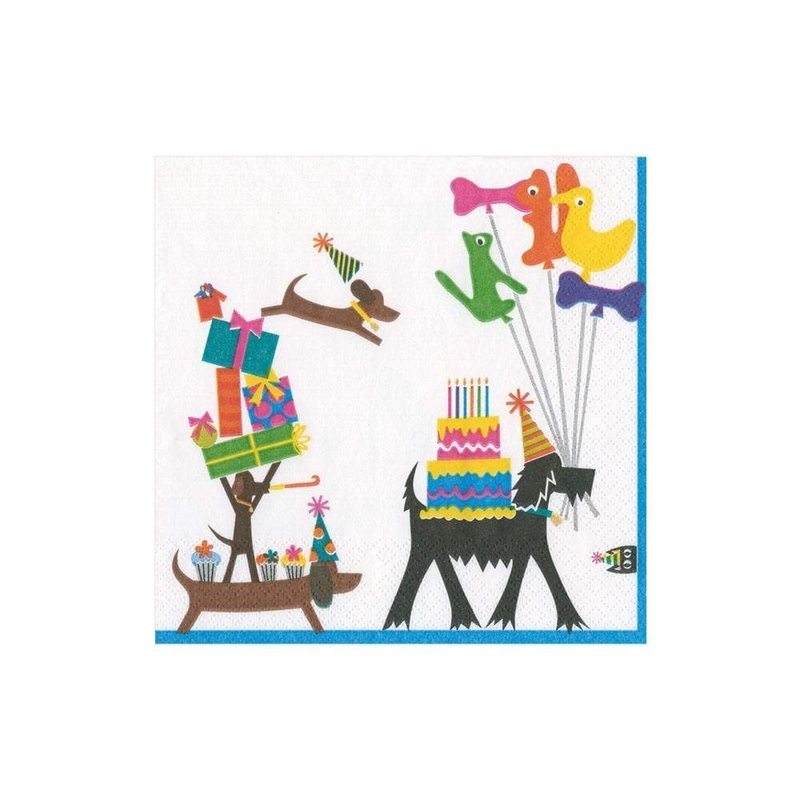 Party Pups Beverage Napkins