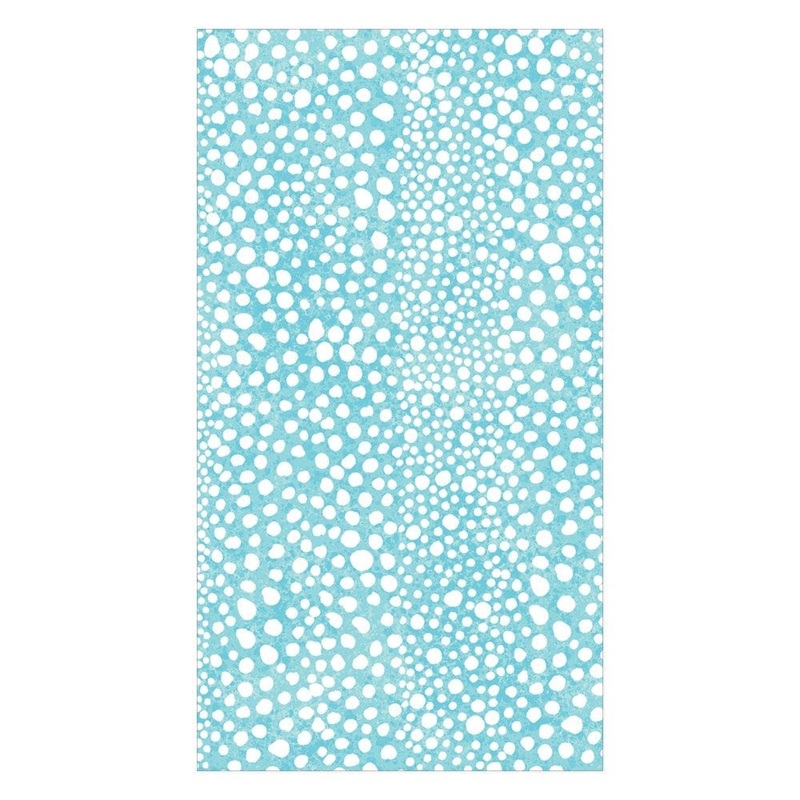 Pebble Seafoam Paper Linen Guest Towel