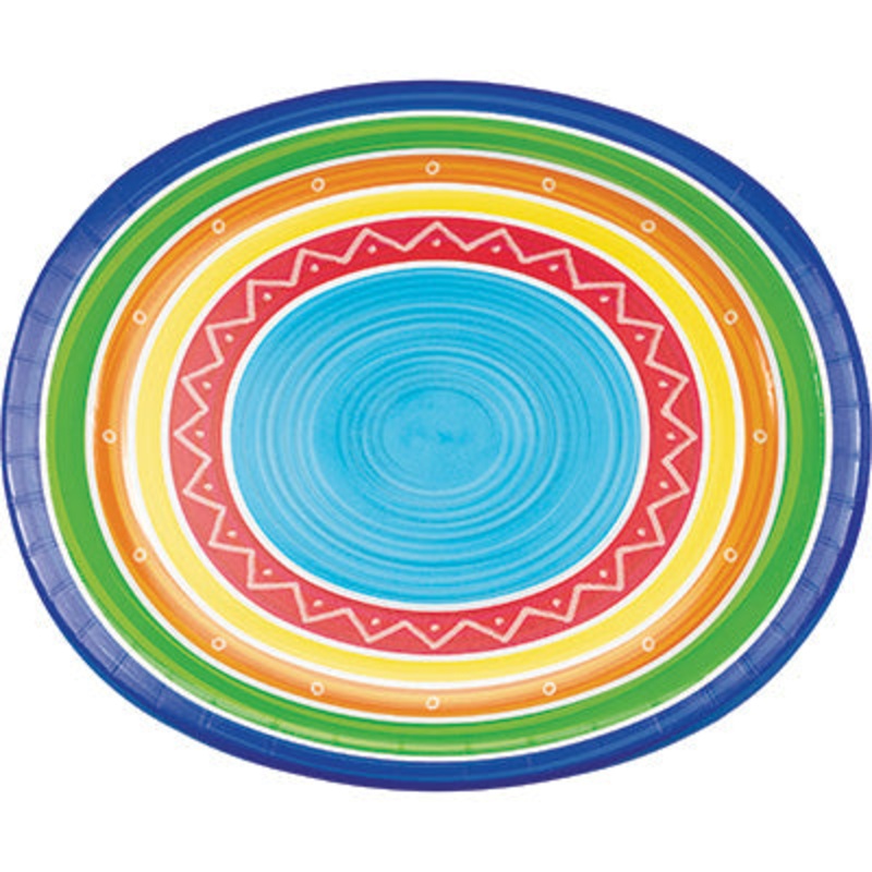 Summer Pottery Oval Plates