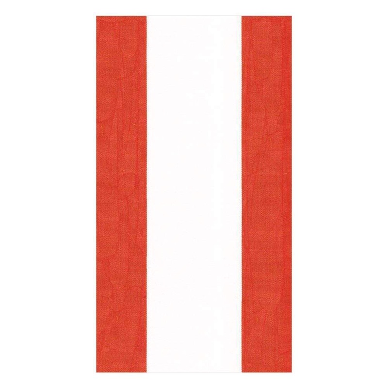 Bandol Stripe Red Guest Towels
