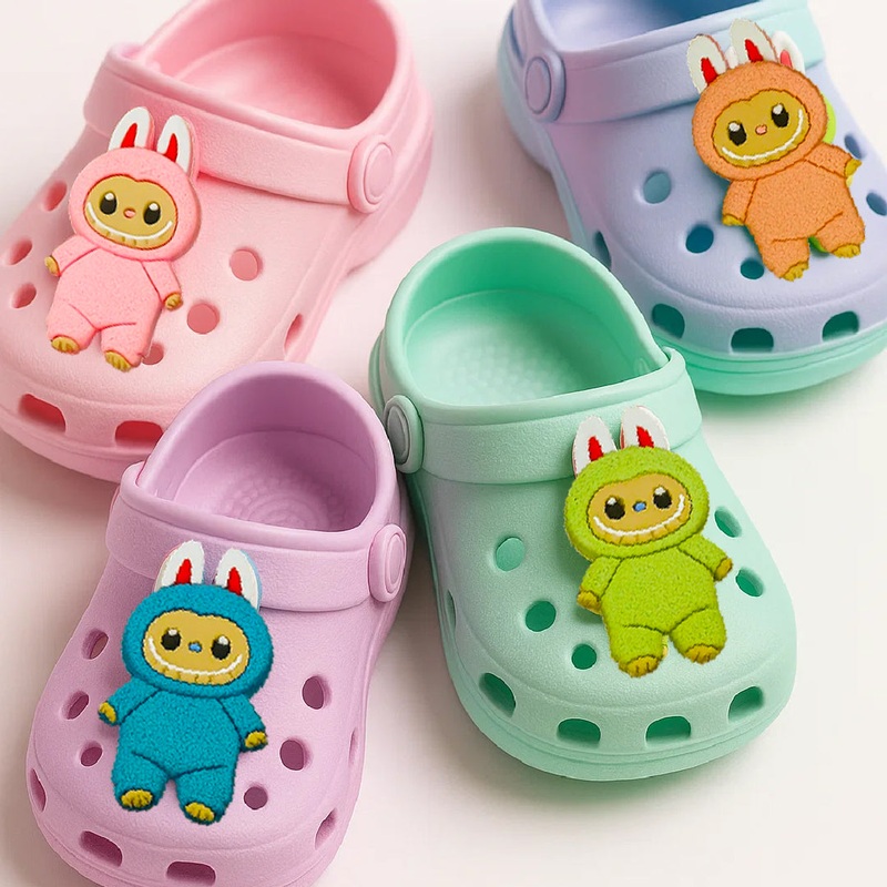 Labubu Croc Charms Jibbitz - 6PC