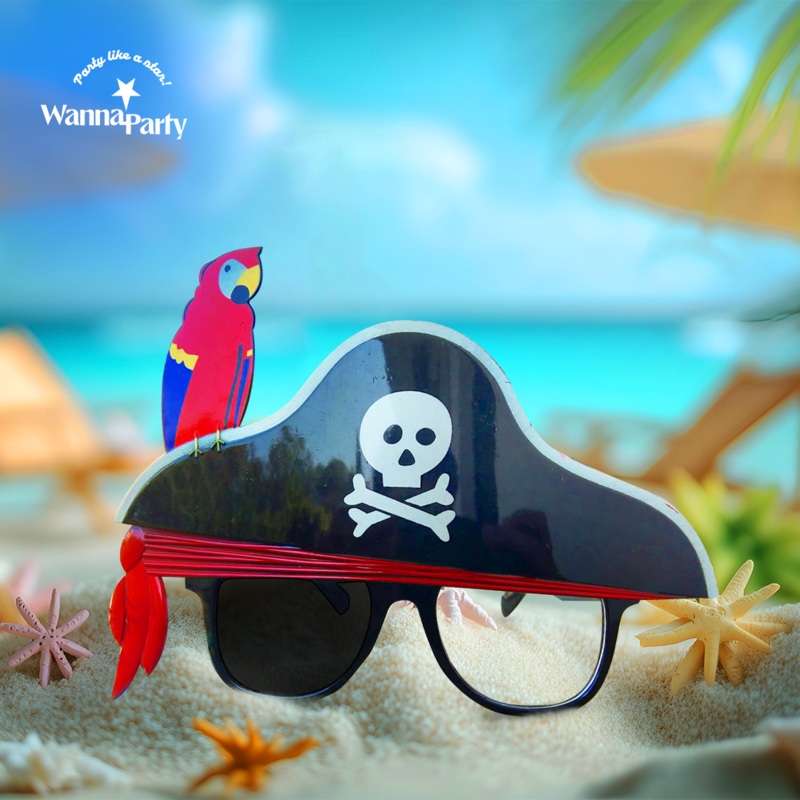 Pirate Shades W/ Parrot