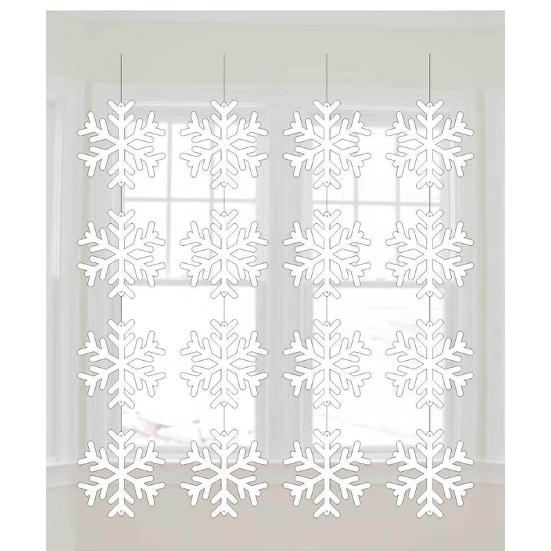 Snow Flakes String Decoration - 6PC