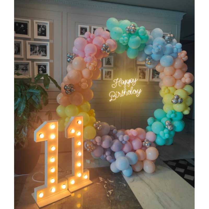 11th Happy Birthday Set up