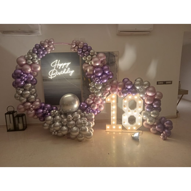18th Birthday Set up