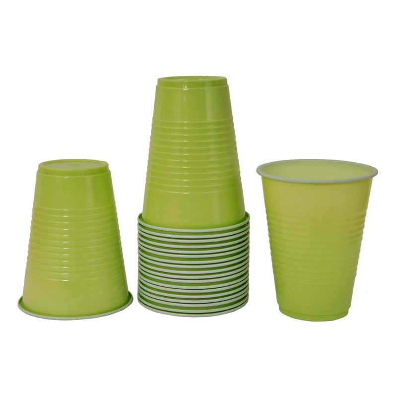 Beer Pong Cups Green - 20PC