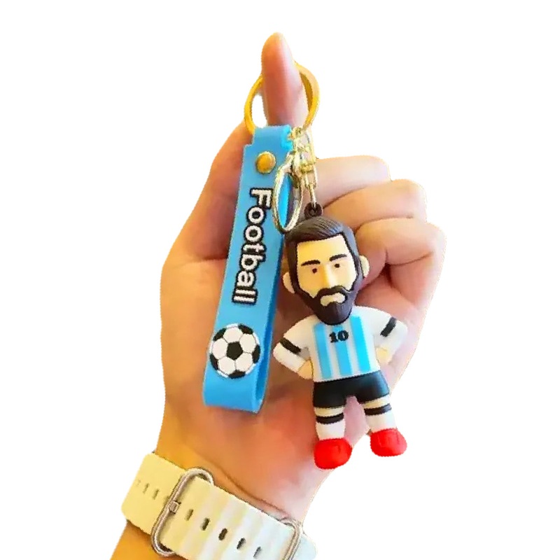Messi Footballer Soccer Key Chain & Bag Charms - 1PC