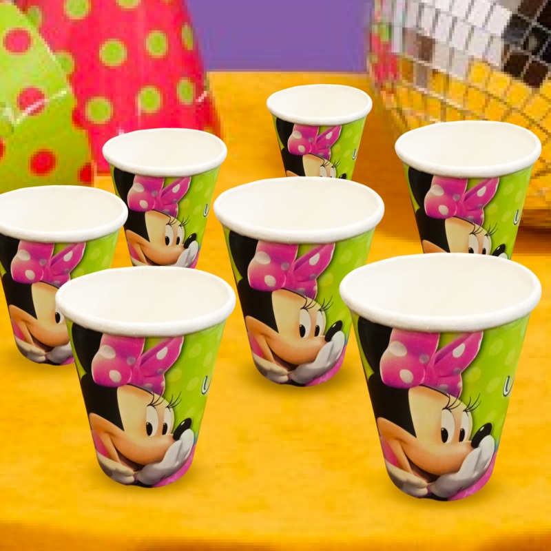 Minnie Mouse Cups 9oz - 8ct